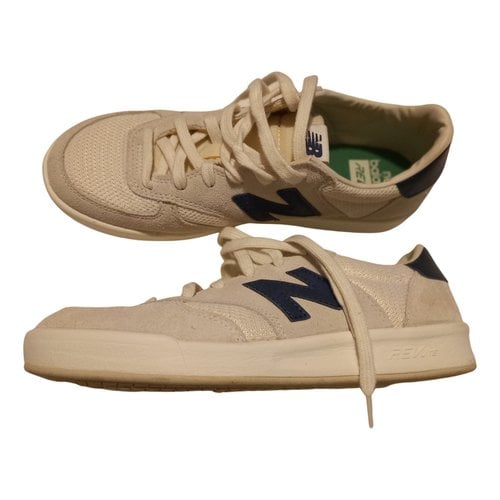 Pre-owned New Balance Low Trainers In Beige