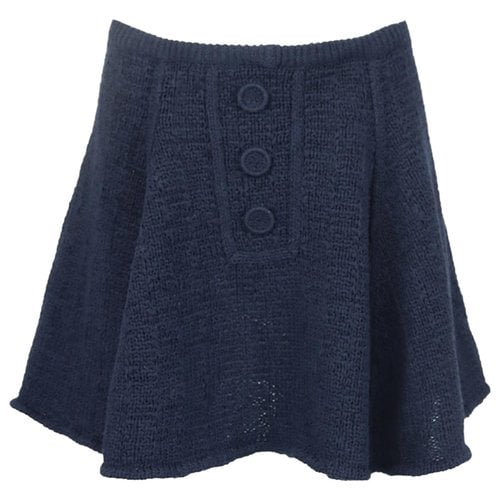 Pre-owned Opening Ceremony Mini Skirt In Blue