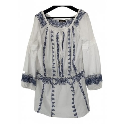 Pre-owned Roberto Cavalli Blouse In White