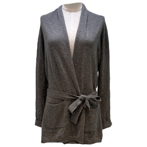 Pre-owned Max & Moi Cashmere Cardigan In Grey