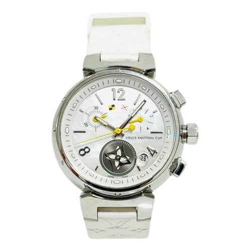 Pre-owned Louis Vuitton Tambour Chronographe Watch In Multicolour