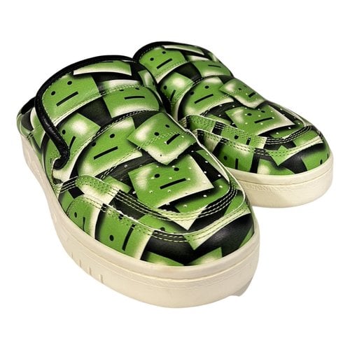 Pre-owned Acne Studios Cloth Sandals In Green