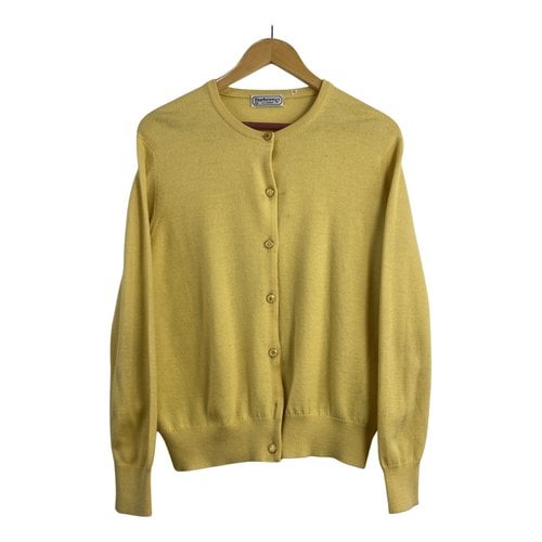 Pre-owned Burberry Cardigan In Yellow