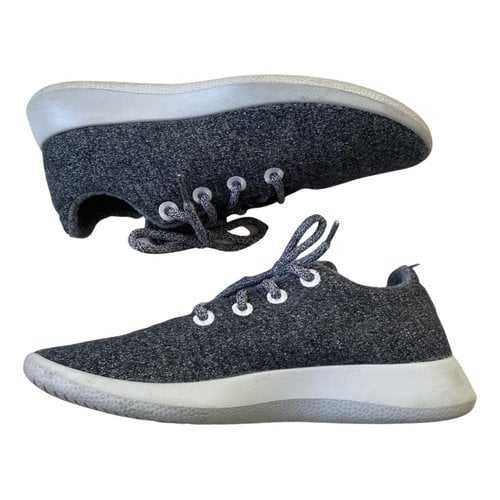 Pre-owned Allbirds Cloth Trainers In Grey