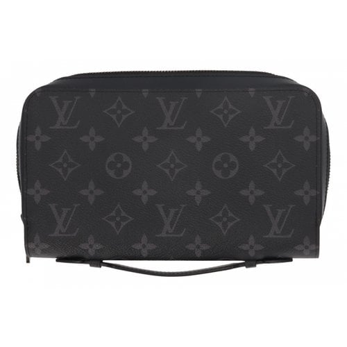 Pre-owned Louis Vuitton Zippy Xl Leather Small Bag In Black