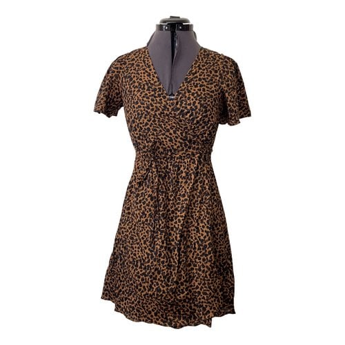 Pre-owned Madewell Mini Dress In Brown