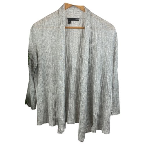Pre-owned Eileen Fisher Cardigan In Grey