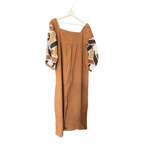 Pre-owned V. De. Vinster. Mid-length Dress In Brown