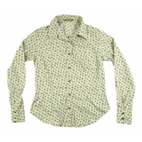 Pre-owned Etro Blouse In Khaki
