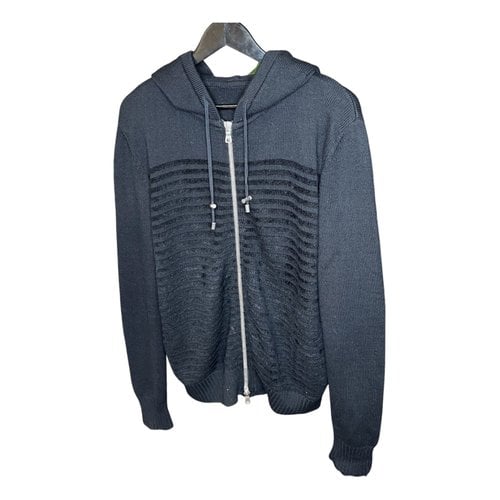 Pre-owned Balmain Wool Knitwear & Sweatshirt In Grey