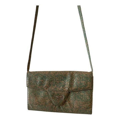 Pre-owned Balenciaga Envelop Crossbody Bag In Green