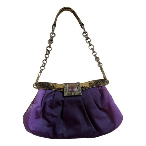 Pre-owned Prada Cloth Handbag In Purple
