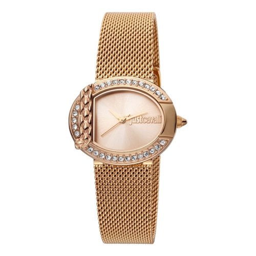 Pre-owned Just Cavalli Watch In Gold