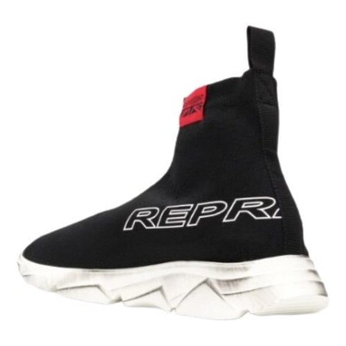 Pre-owned Represent High Trainers In Black