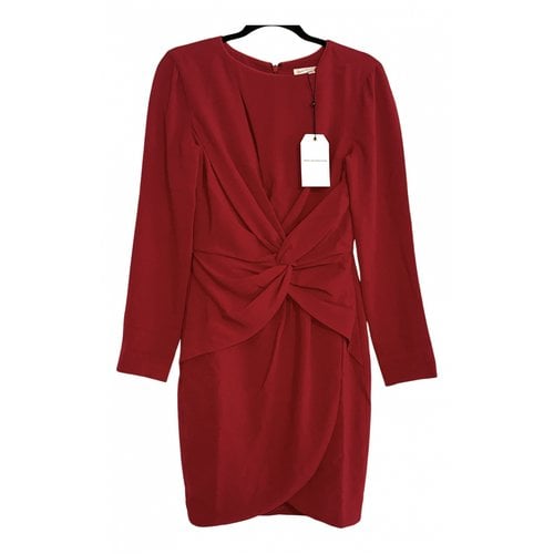 Pre-owned Dress The Population Mini Dress In Red