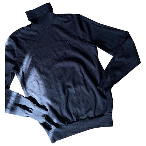 Pre-owned Polo Ralph Lauren Wool Knitwear & Sweatshirt In Navy