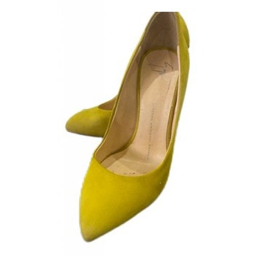 Pre-owned Giuseppe Zanotti Leather Heels In Yellow