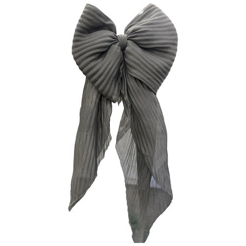 Pre-owned Ermanno Scervino Cloth Hair Accessory In Grey