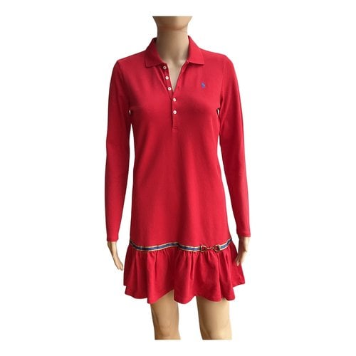 Pre-owned Ralph Lauren Mini Dress In Red