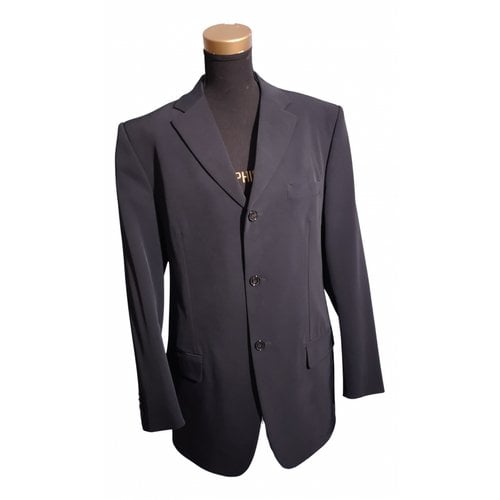 Pre-owned Valentino Suit In Blue
