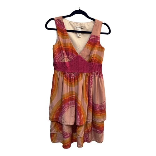 Pre-owned Laundry By Shelli Segal Silk Mid-length Dress In Multicolour