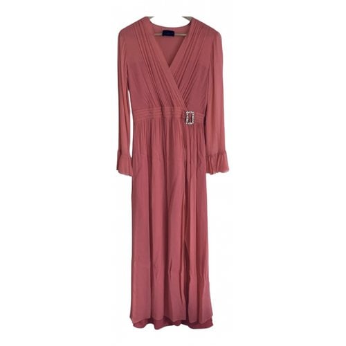 Pre-owned Atos Lombardini Mid-length Dress In Pink