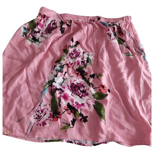 Pre-owned Vila Mid-length Skirt In Pink