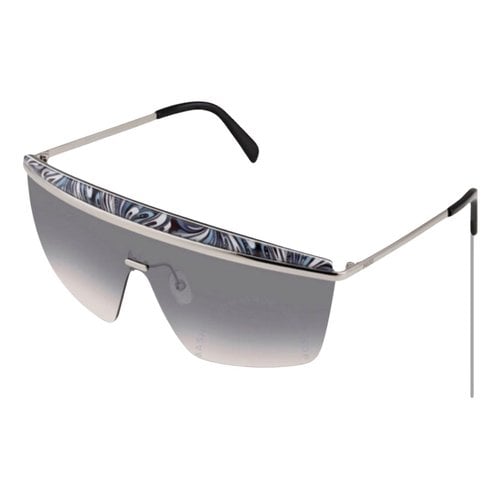 Pre-owned Emilio Pucci Oversized Sunglasses In Grey