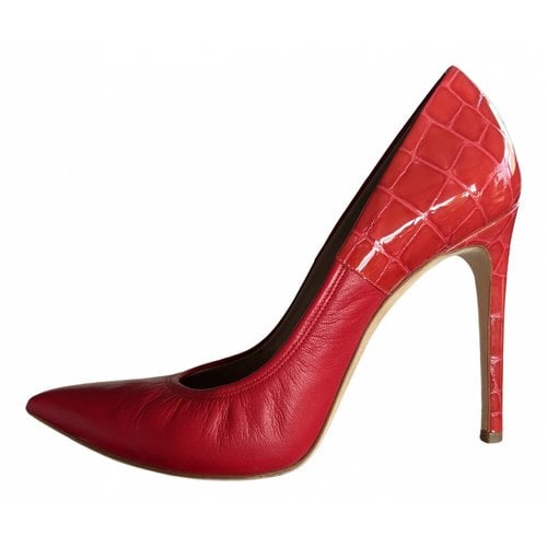 Pre-owned Casadei Leather Heels In Red