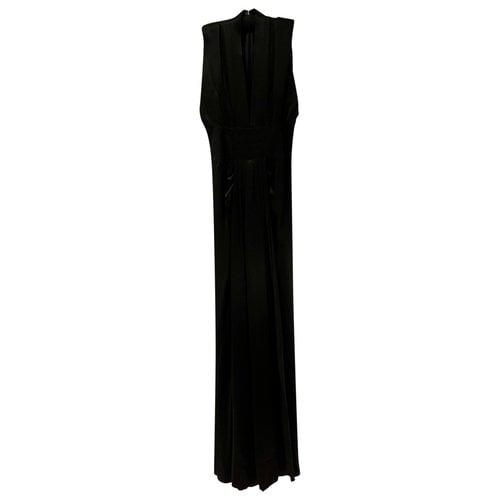 Pre-owned Jenny Packham Maxi Dress In Black
