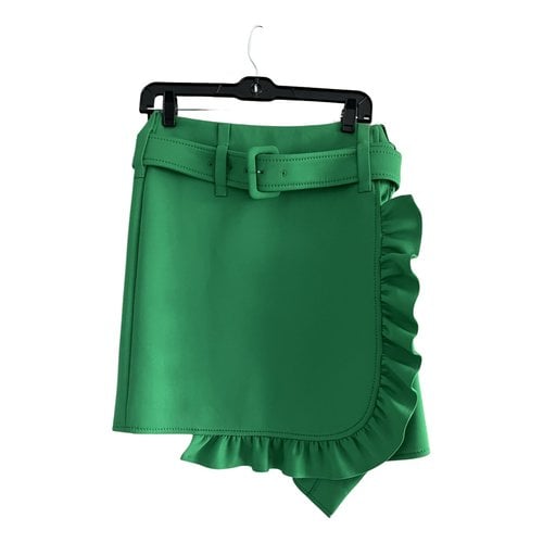 Pre-owned Prada Mini Skirt In Green