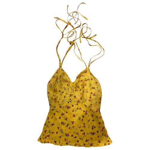 Pre-owned Preen By Thornton Bregazzi Camisole In Yellow