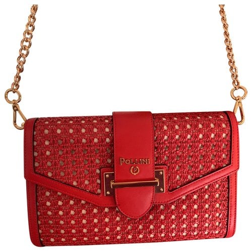 Pre-owned Pollini Leather Crossbody Bag In Red