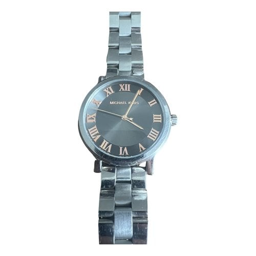 Pre-owned Michael Kors Silver Watch