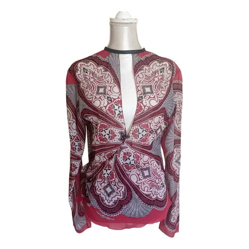 Pre-owned Gucci Blouse In Red