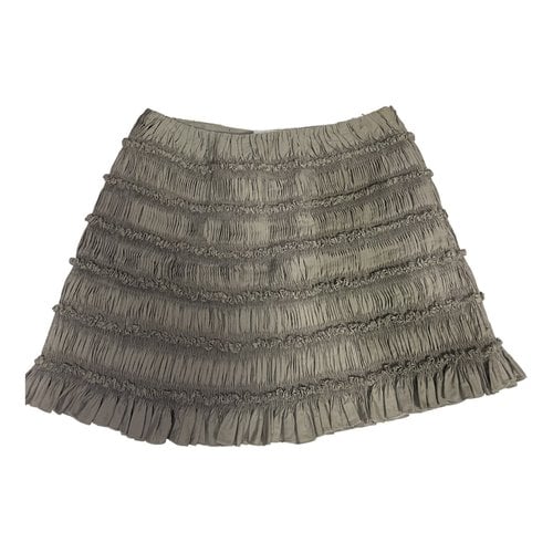 Pre-owned Chloé Mini Skirt In Grey