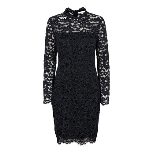 Pre-owned Second Female Lace Mid-length Dress In Black
