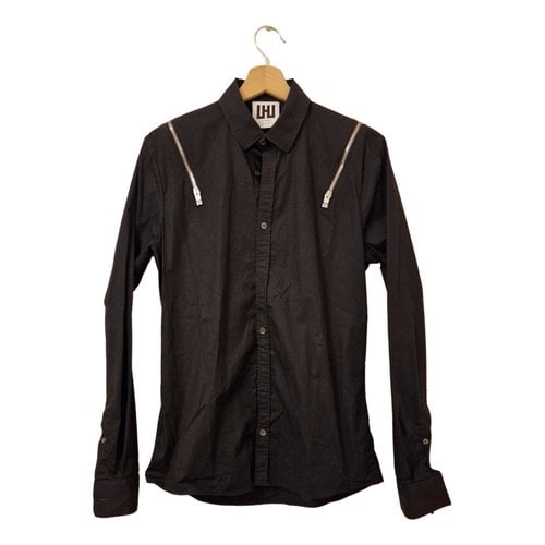 Pre-owned Les Hommes Shirt In Black