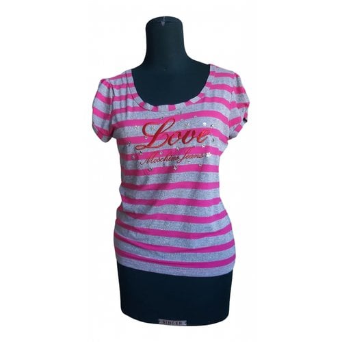 Pre-owned Moschino T-shirt In Pink