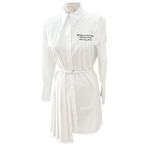 Pre-owned Off-white Mid-length Dress In White