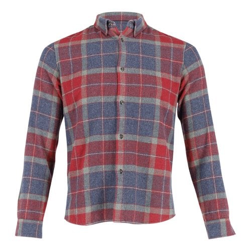 Pre-owned Apc Wool Shirt In Multicolour