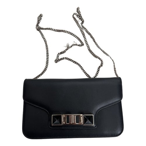 Pre-owned Proenza Schouler Leather Handbag In Black