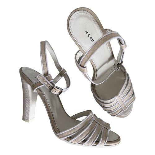 Pre-owned Marc Jacobs Cloth Sandal In Beige