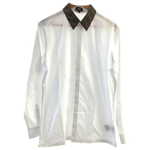 Pre-owned Fendi Shirt In White