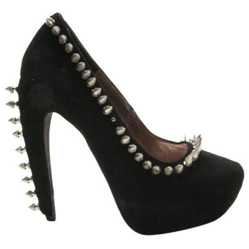 Pre-owned Jeffrey Campbell Leather Heels In Black