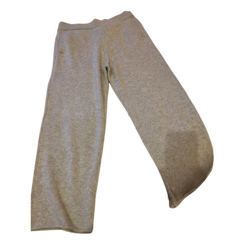 Pre-owned Polo Ralph Lauren Cashmere Large Pants In Beige