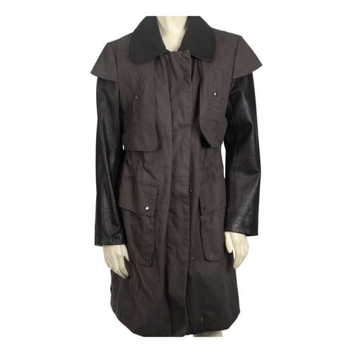Pre-owned Ashley B Trench Coat In Brown