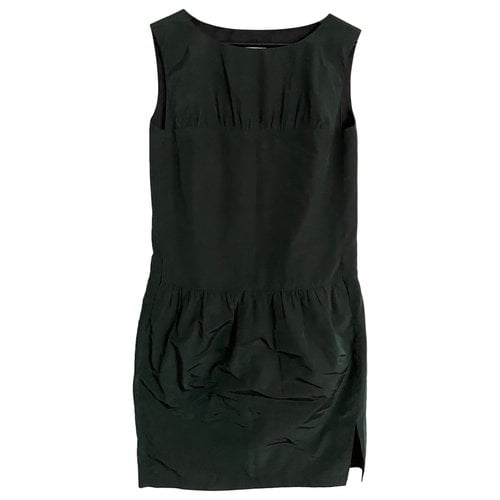 Pre-owned Dries Van Noten Mid-length Dress In Green