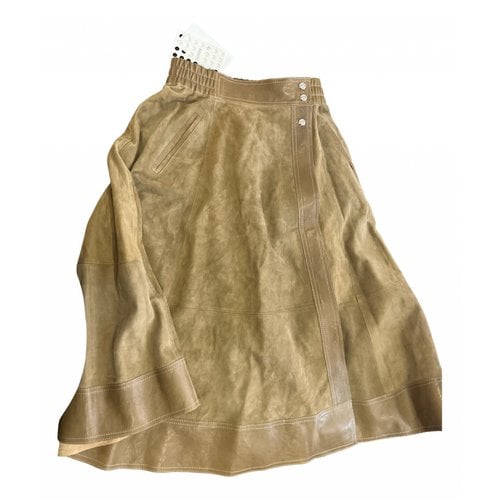 Pre-owned Khaite Mid-length Skirt In Beige