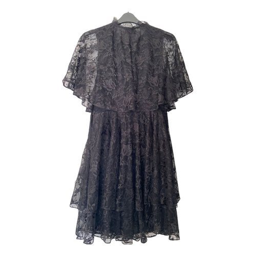 Pre-owned Sachin & Babi Lace Mid-length Dress In Black